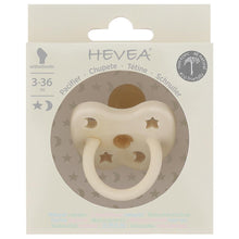 Load image into Gallery viewer, Hevea pacifier - Milky White - 0 - 3 months - round
