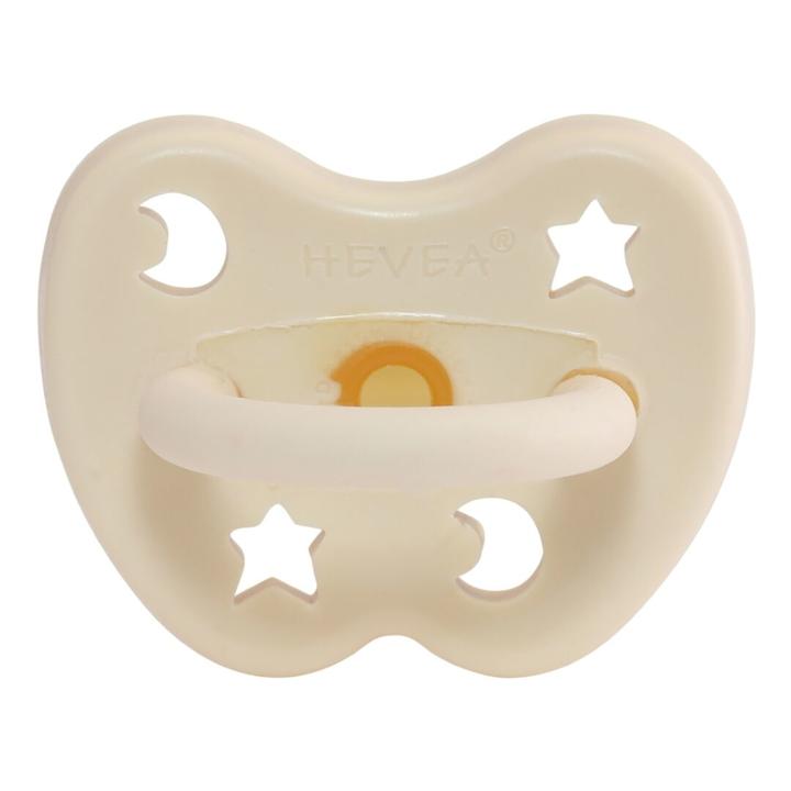 Hevea pacifier - Milky White - 0 - 3 months - round